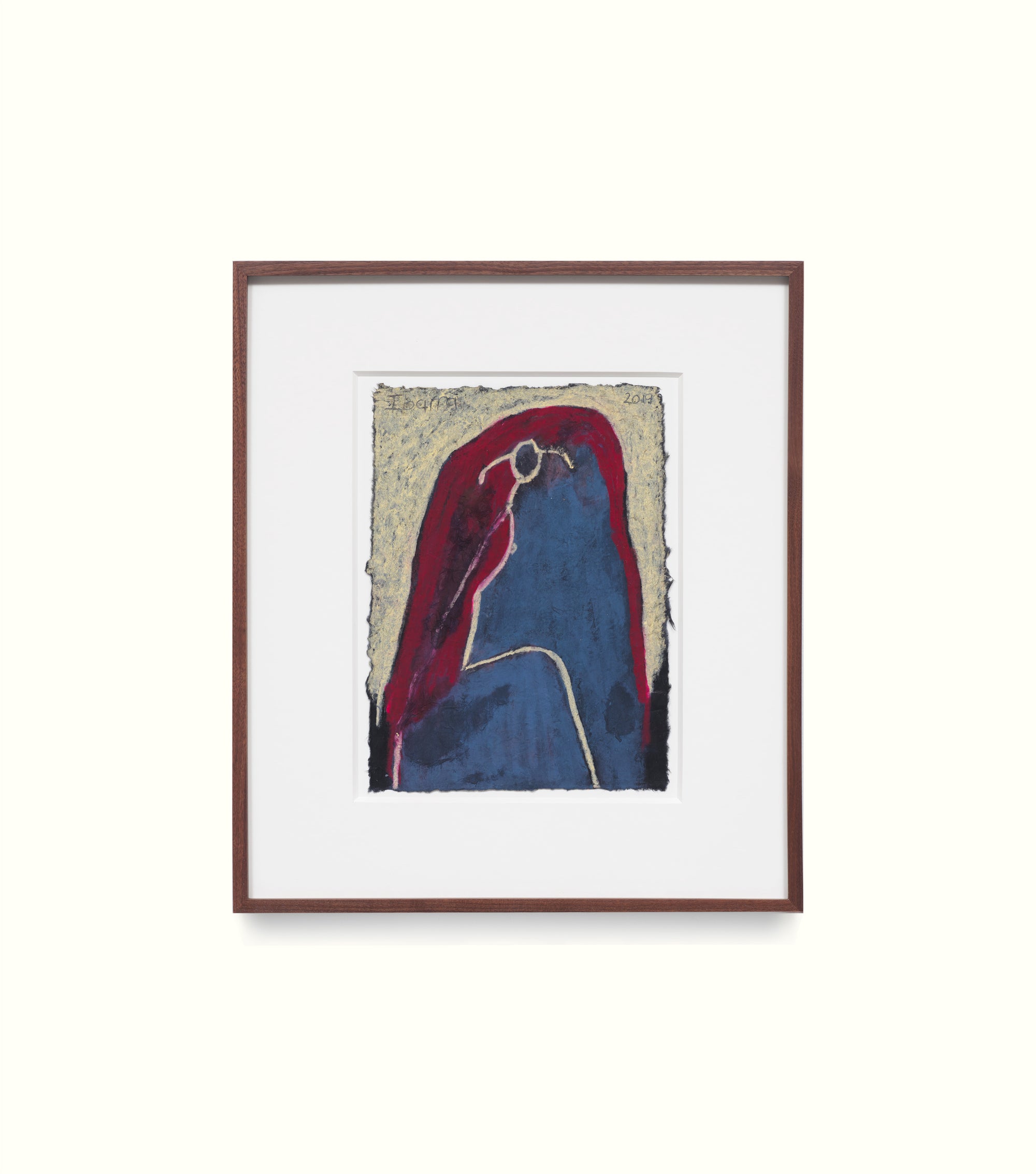 Figure Inside a Cave